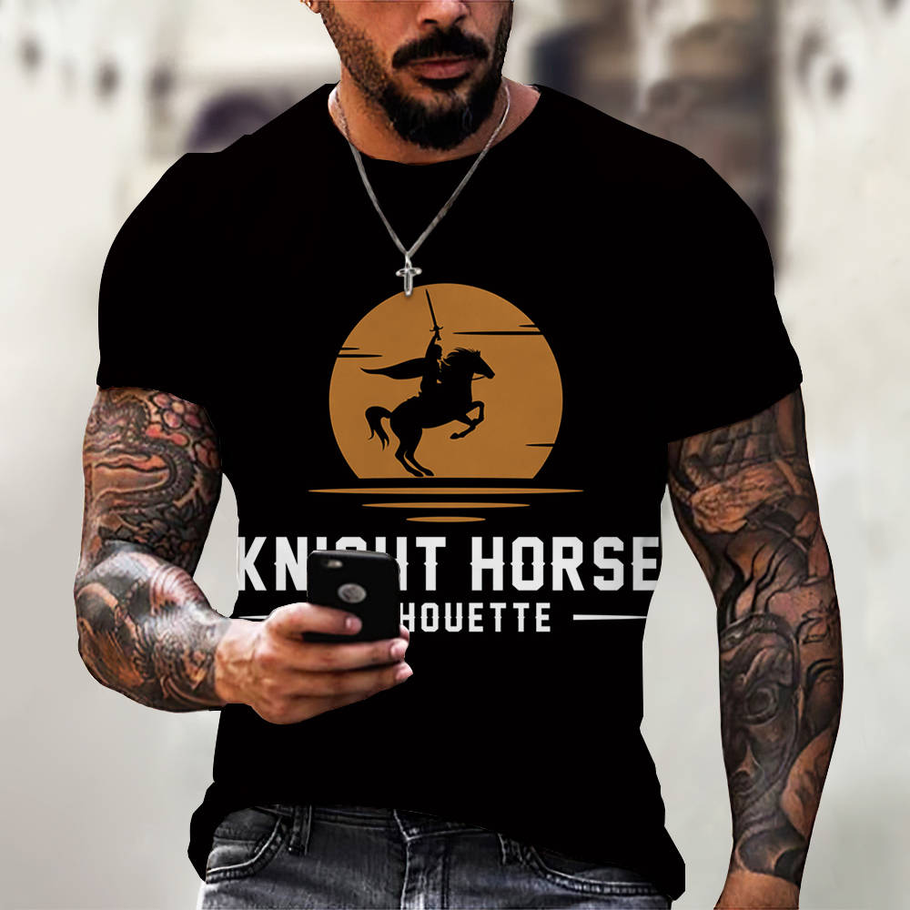 3D Digital Printing Casual Short-Sleeved T-Shirt