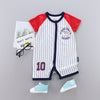 Summer Clothes Thin Combed Cotton Newborn One-piece Baby Short-sleeved Boxer Romper