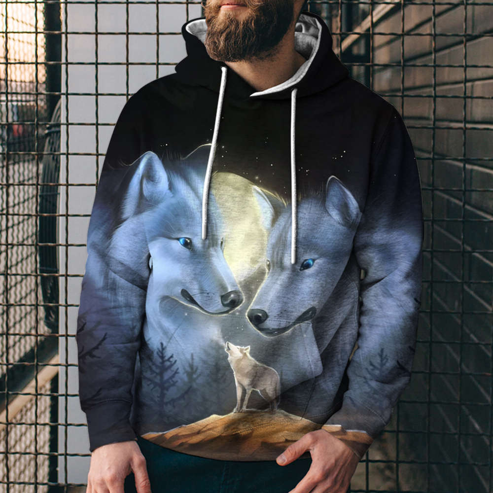 3D Digital Printing Sports Hoodie Sweatshirt