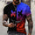 3D Digital Round Neck Short Sleeve T-Shirt