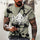 New Men Summer 3Dt Shirt Top Printing Street Short Sleeves