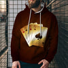 Poker Digital Printed Sweater Street Fashion Loose Sports Hoodie