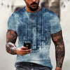 3D Digital Printing Casual Short-Sleeved T-Shirt