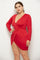 Newfat Ladies Dress Women Deep V Sexy Party Dress