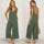 Linen cotton new women's casual jumpsuit