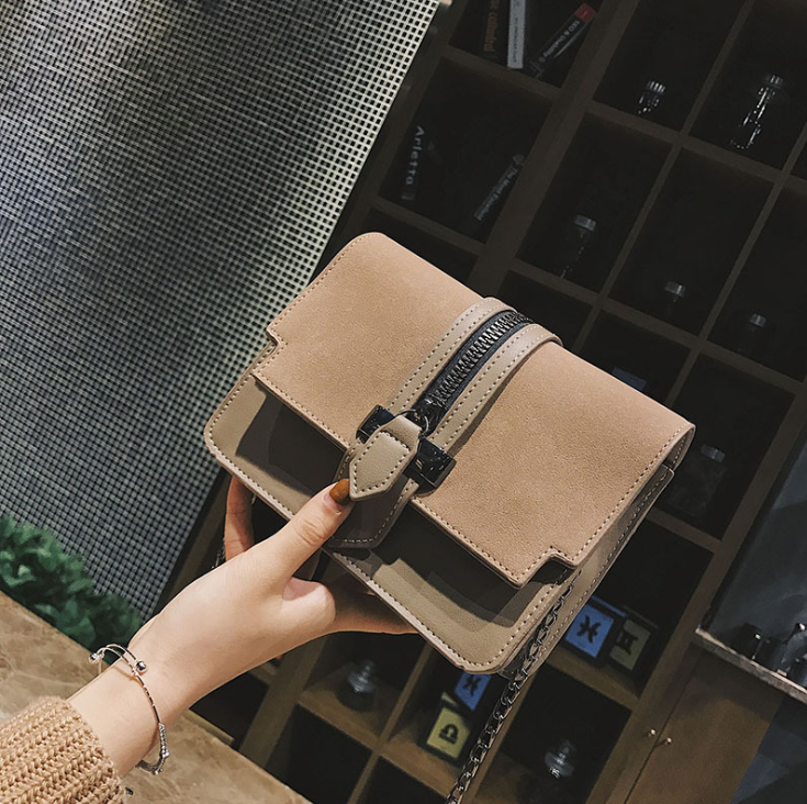 New wave matte small square bag female mini shoulder chain small bag messenger bag wild party