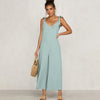 Linen cotton new women's casual jumpsuit