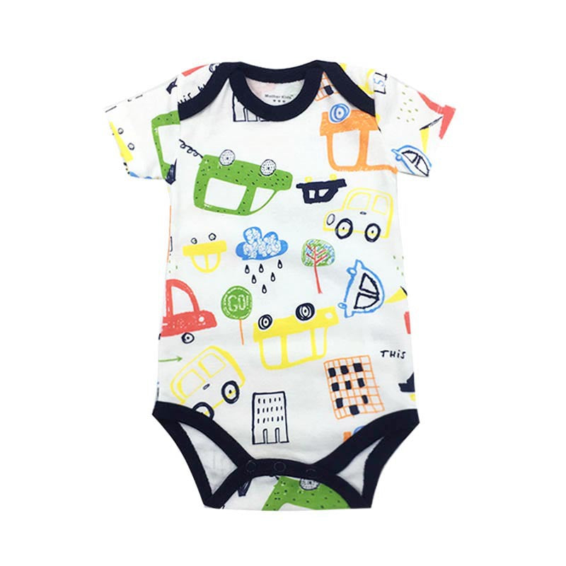 New Cotton Baby Short-sleeved One-piece Home Service
