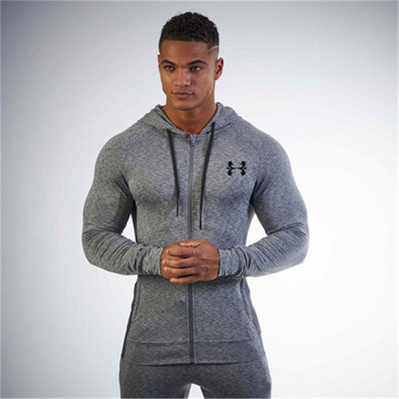 Top leisure sports outdoor sweater hooded jacket men