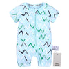 Newborn printed double zip bodysuit