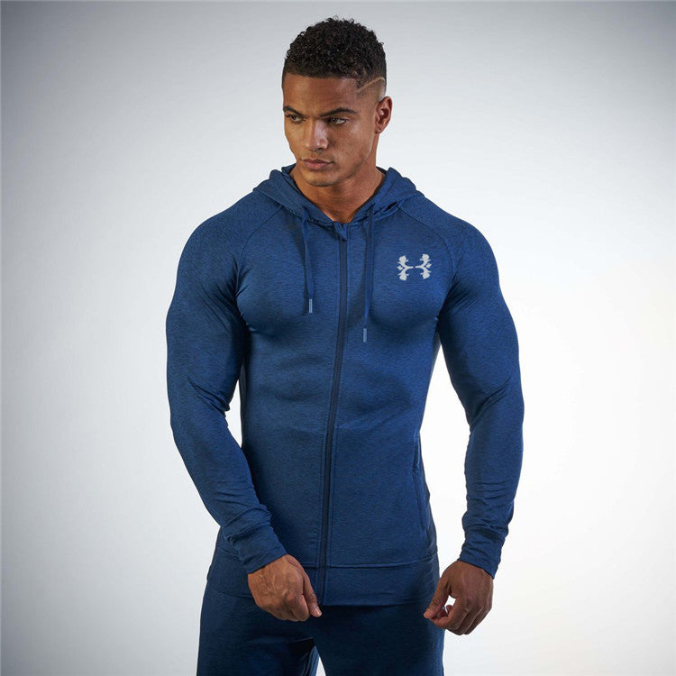 Top leisure sports outdoor sweater hooded jacket men
