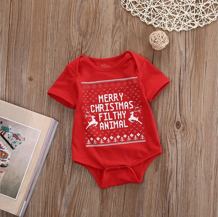 Christmas children's romper