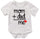 Baby letter printed jumpsuit