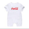 Baby clothes summer short sleeve 0-3-6-9-12 months cotton summer soda cola wild baby romper