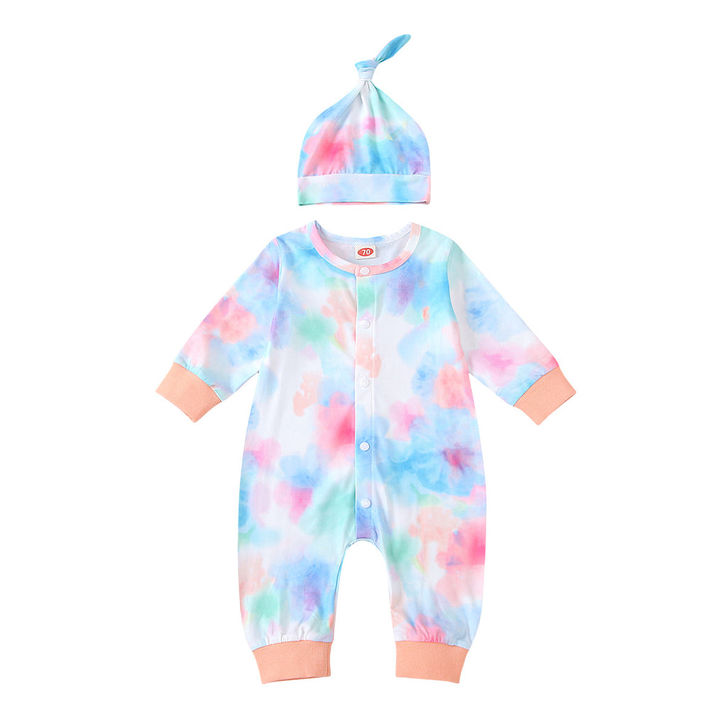 Long sleeve baby jumpsuit