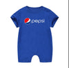 Baby clothes summer short sleeve 0-3-6-9-12 months cotton summer soda cola wild baby romper