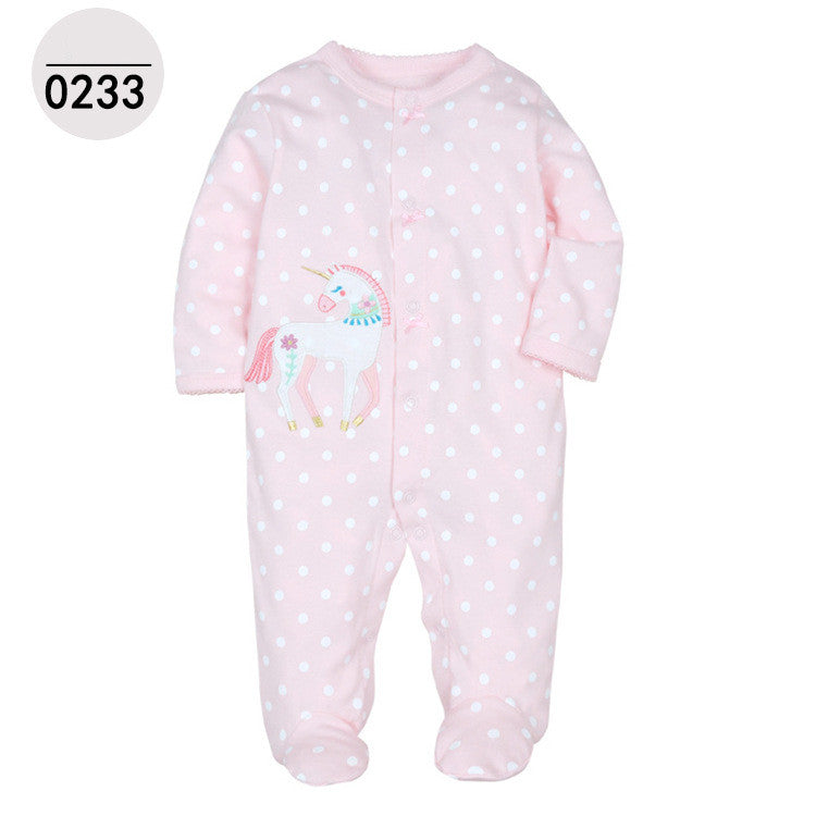 Baby's Catsuit, Button Climbing Suit, Baby's One-Piece Suit, Baby's Clothes