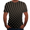 3D digital printing round neck short sleeves