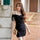 Sexy Party off Shoulder Slim Lace Dress