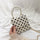 Chain pearl shoulder bag