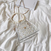 Chain pearl shoulder bag