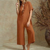 Casual loose long jumpsuit