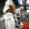 Letter print sexy fitness sports yoga pants