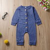 Baby jumpsuit candy color long jumpsuit