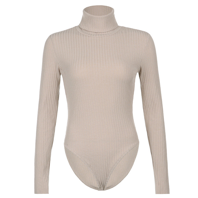 Woman's  Slim Long-Sleeved One-Piece Bottoming