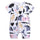 Cartoon doodle baby romper short sleeve baby jumpsuit