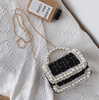 Pearl chain shoulder bag