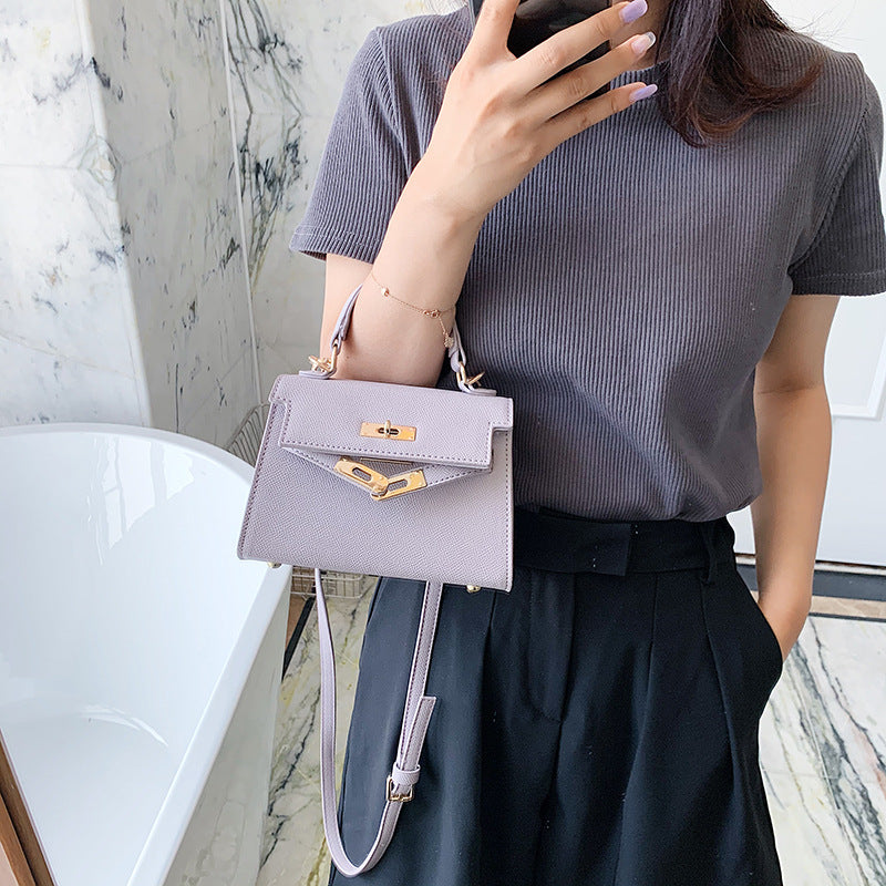 Lock female bag single shoulder messenger small bag