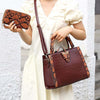 Single shoulderPattern Two-Piece Handbag Shoulder Bag