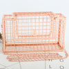 Metal hollow shoulder bag European and American fashion clutch iron mesh chain messenger dinner bag