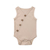 Newborn Baby Solid Bodysuit Kids Clothes Boys Girl Jumpsuit