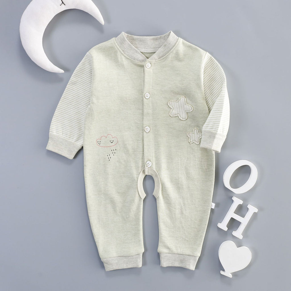 Baby cotton jumpsuit Long sleeve romper