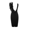 High waist slim fit party dress