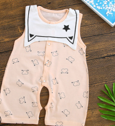 Male and female baby romper clothing newborn baby onesies