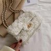 Plush bag for autumn and winter