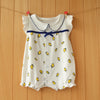 Short-sleeved romper jumpsuit cotton cool pajamas