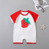New Baby Onesies For Men And Women Baby Raglan Thin Romper Newborn Summer Cute Fruit Shape Romper