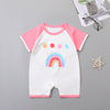 New Baby Onesies For Men And Women Baby Raglan Thin Romper Newborn Summer Cute Fruit Shape Romper