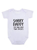 Children's Alphabet Sorry Daddy Printed Romper Romper
