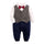 Baby One-year-old Dress Bow Tie Shirt Gentleman Romper