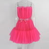 Sweet Ladies Beauty Outfit Mini Party Dress
