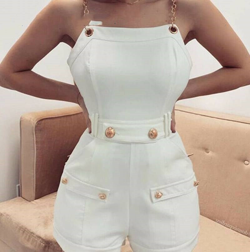 Short Jumpsuit Slim Romper Playsuit Clubwear