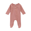 Children's Long-Sleeved Jumpsuit With Round Neck And Buckles