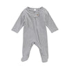 Children's Long-Sleeved Jumpsuit With Round Neck And Buckles