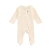 Children's Long-Sleeved Jumpsuit With Round Neck And Buckles
