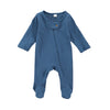 Children's Long-Sleeved Jumpsuit With Round Neck And Buckles
